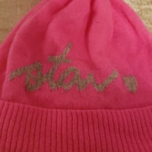 Pink Pom Pom hat